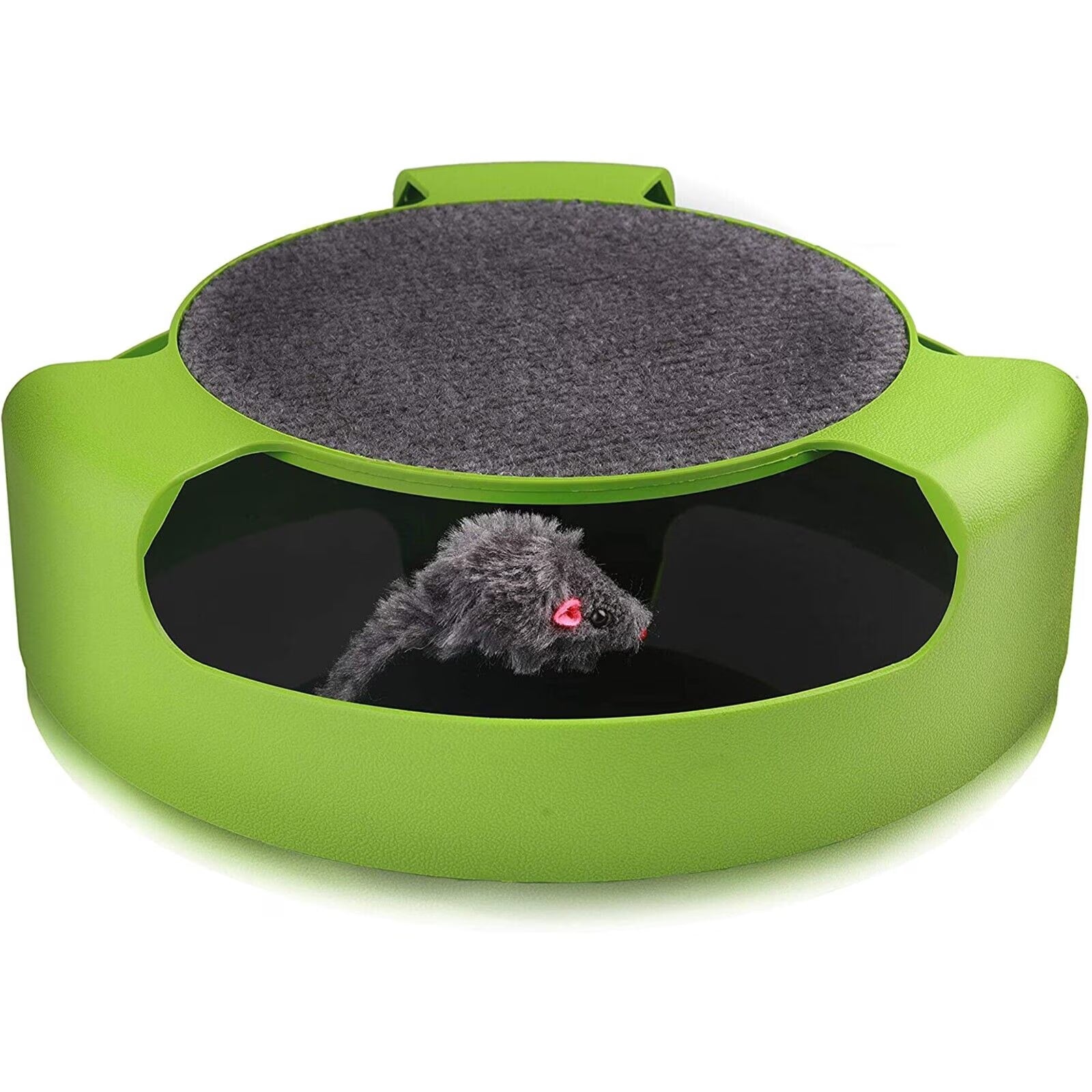 CAT Scratcher Spinning Mouse Toy for Cats - Interactive Cat Toy Catch