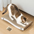 Cat Scratcher Cardboard with Premium Scratch Textures Design, Durable, Reversible